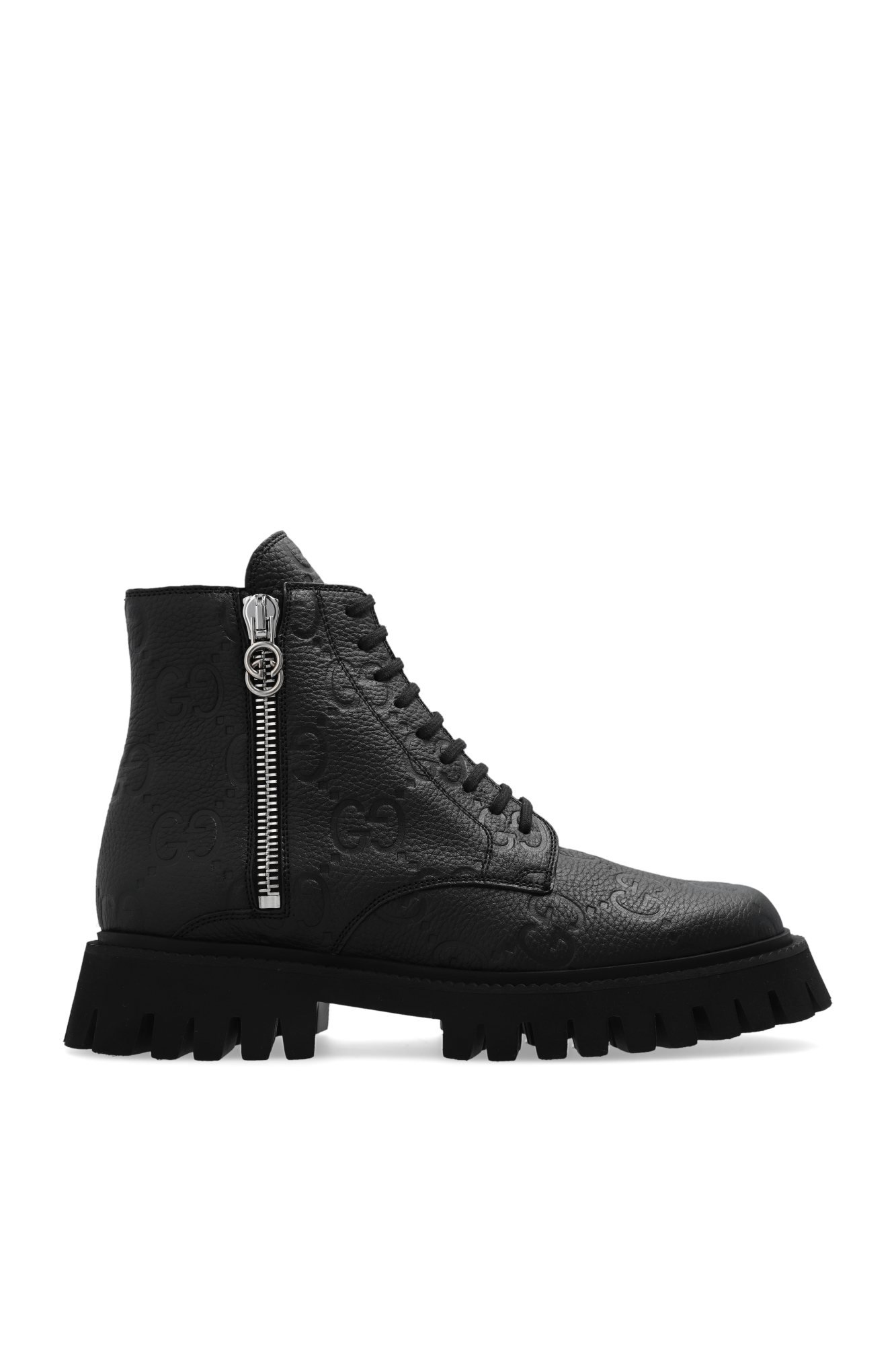 Black gucci boots on sale mens